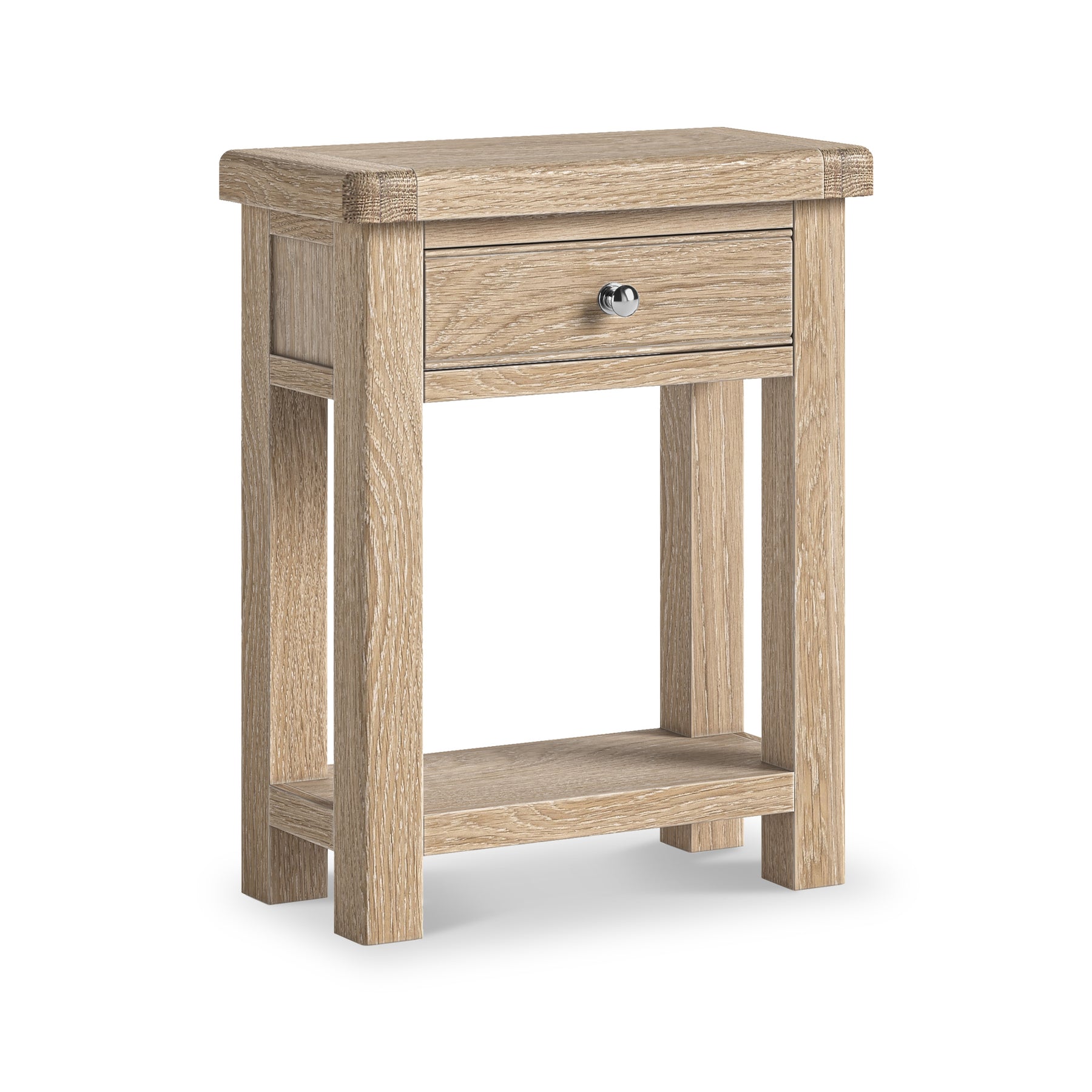 Portland Washed Oak Telephone Table from Roseland Furniture