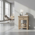 Portland Washed Oak Telephone Table from Roseland Furniture
