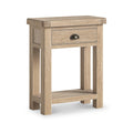 Portland Washed Oak Telephone Table from Roseland Furniture
