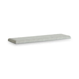 Portland Washed Oak Storage Bench Beige Cushion from Roseland Furniture