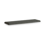 Portland Washed Oak Storage Bench Charcoal Cushion from Roseland Furniture