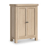 Portland Washed Shoe Storage Cupboard from Roseland Furniture