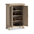 Portland Washed Shoe Storage Cupboard from Roseland Furniture