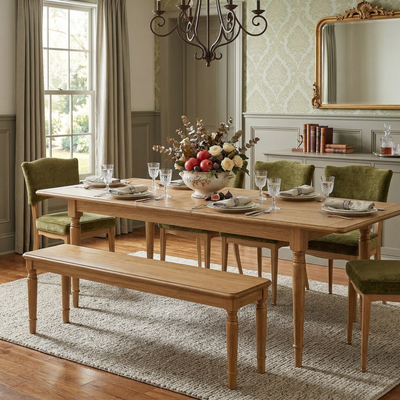 Alderley Oak 180-230cm Extendable Dining Table