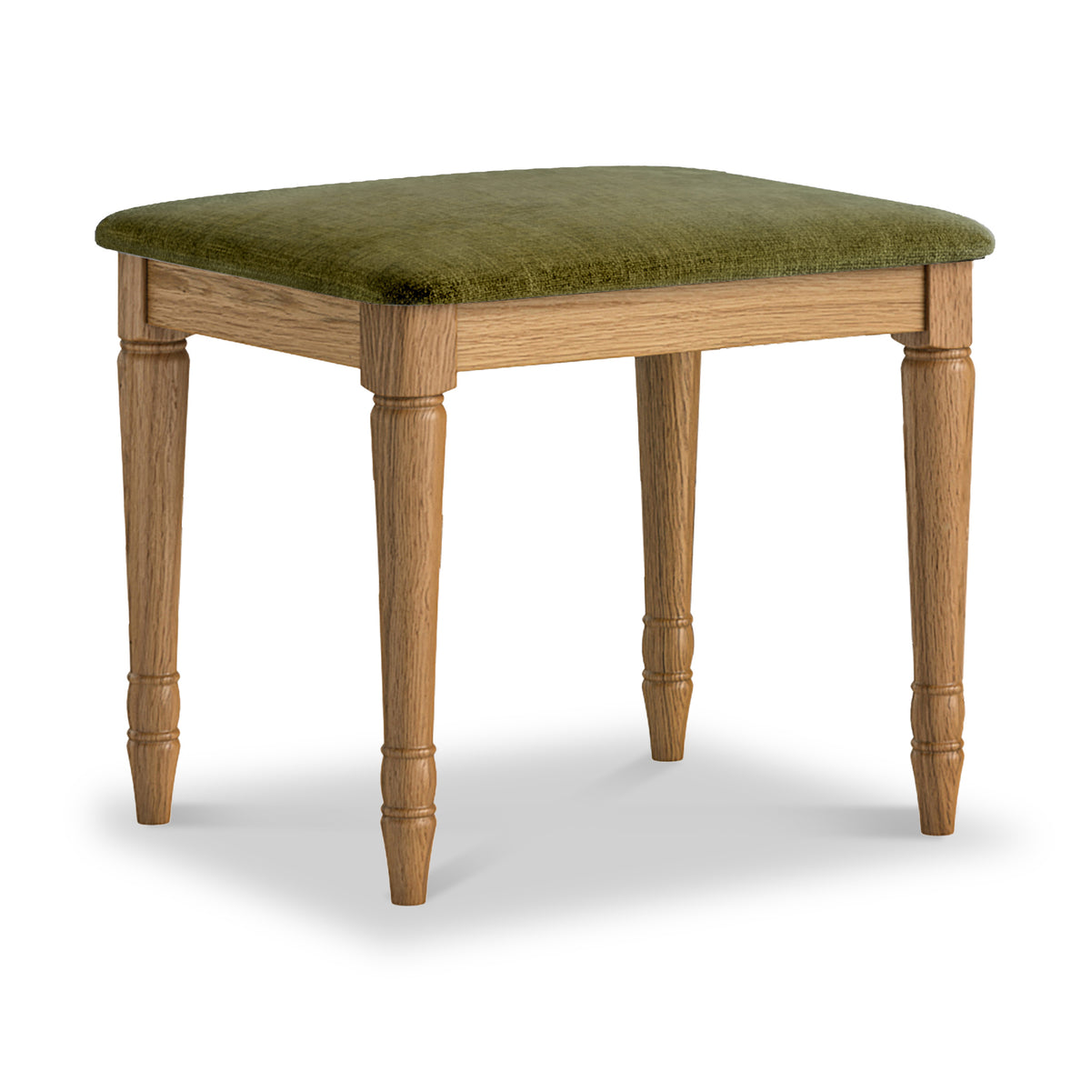 Alderley Oak Dressing Table Stool for Transitional Vanity Room | Roseland Alderley Oak Dressing Table Stool for Transitional Vanity Room | Roseland