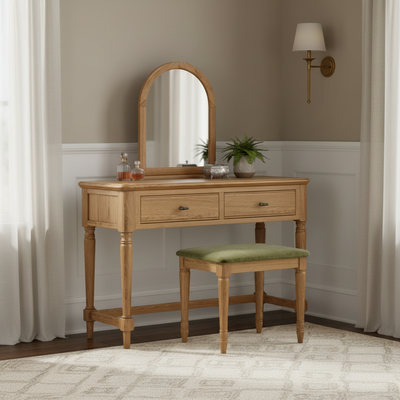 Alderley Oak Dressing Table Stool