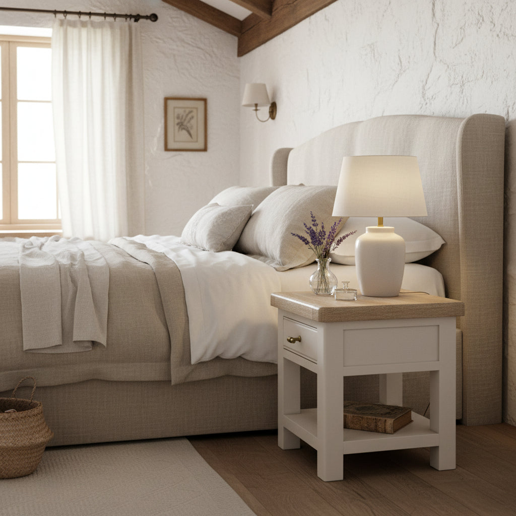 Belmont 1 Drawer Lamp Table from Roseland Furniture