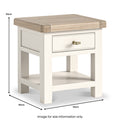 Belmont 1 Drawer Lamp Table from Roseland Furniture