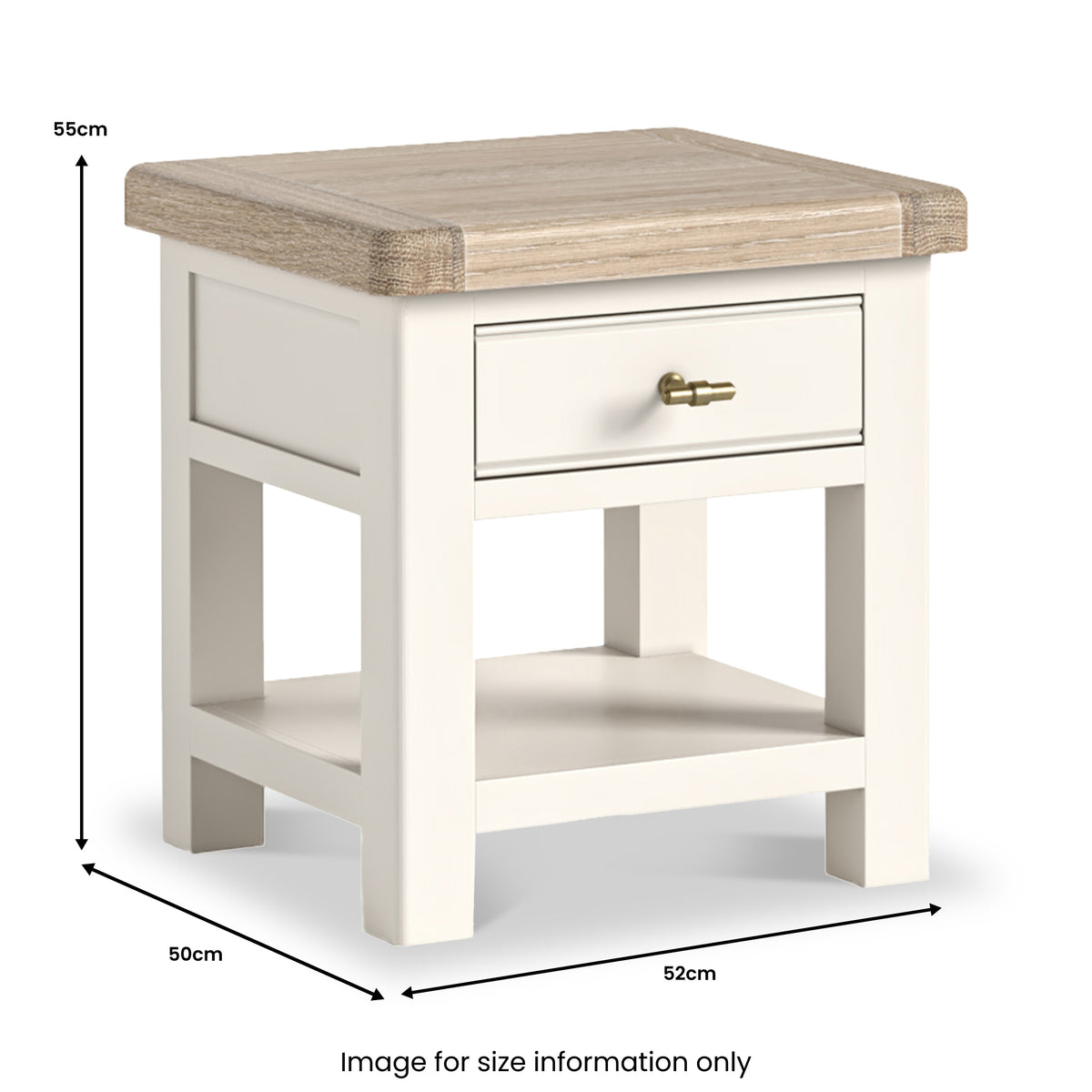 Belmont 1 Drawer Lamp Table from Roseland Furniture