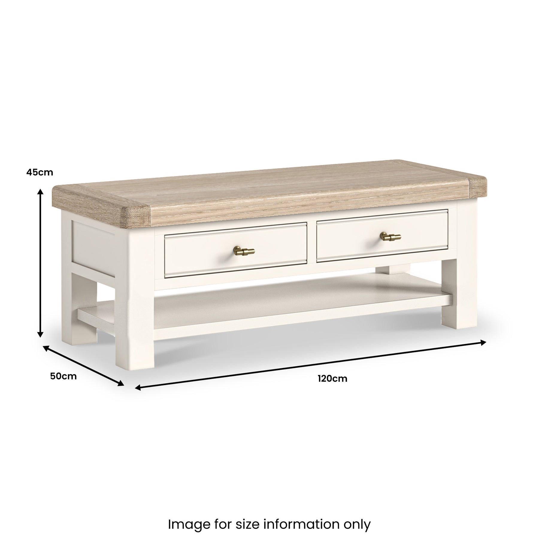 Belmont 2 Drawer Coffee Table from Roseland Furniture