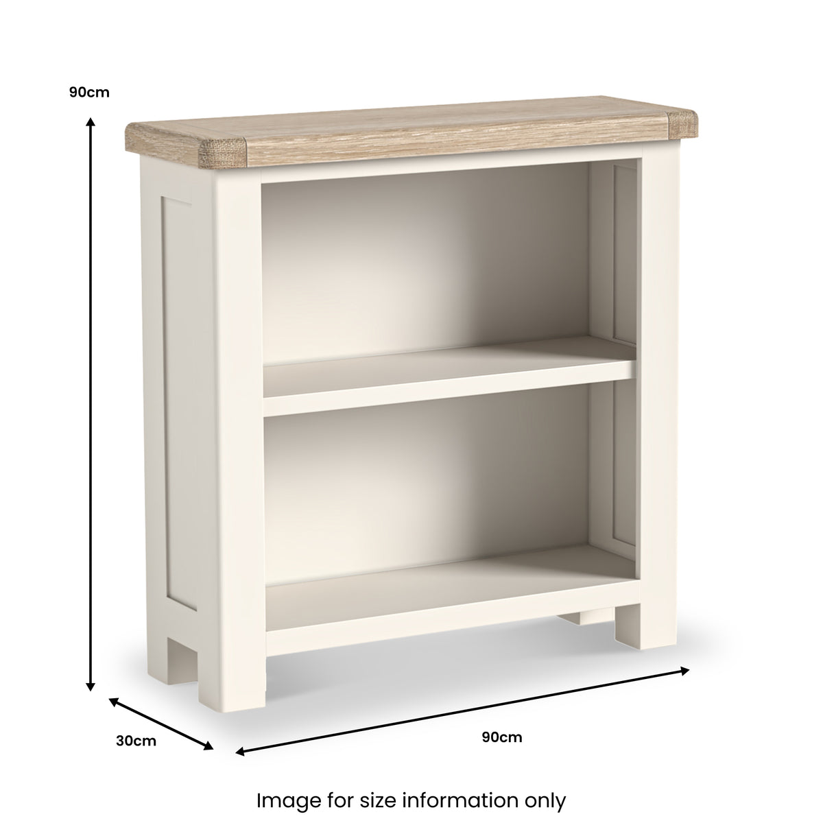 Belmont Low Bookcase from Roseland Furniture