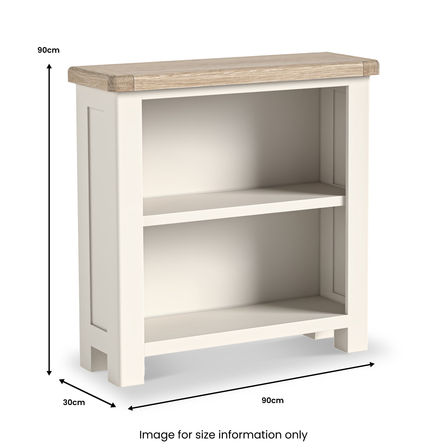 Belmont Low Bookcase from Roseland Furniture
