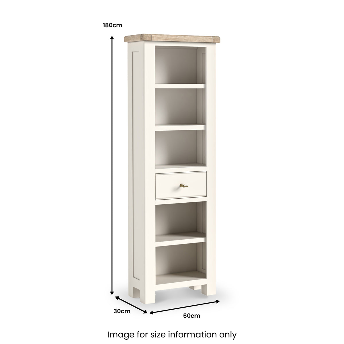 Belmont Slim Bookcase from Roseland Furniture