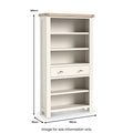 Belmont Large Bookcase from Roseland Furniture