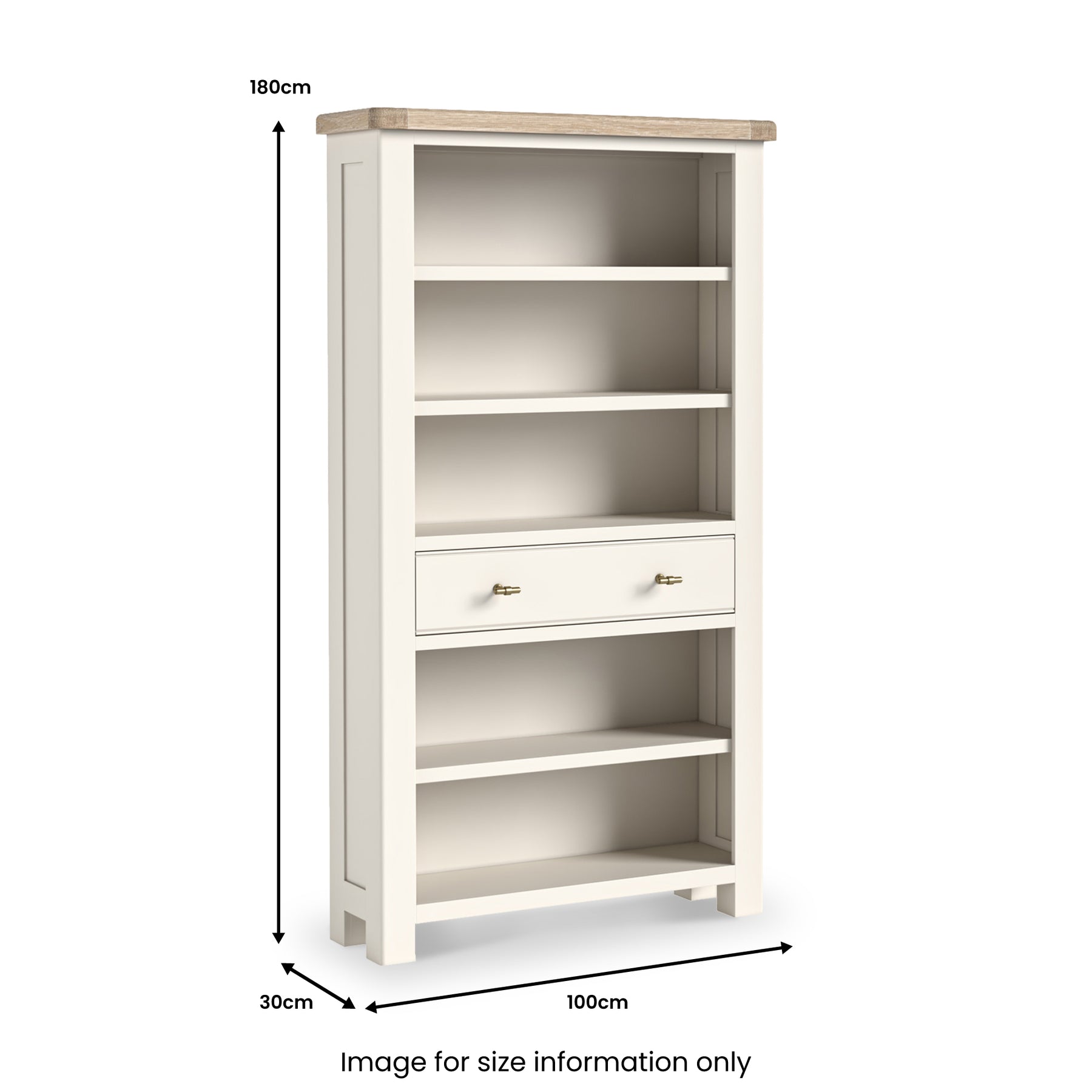 Belmont Large Bookcase from Roseland Furniture