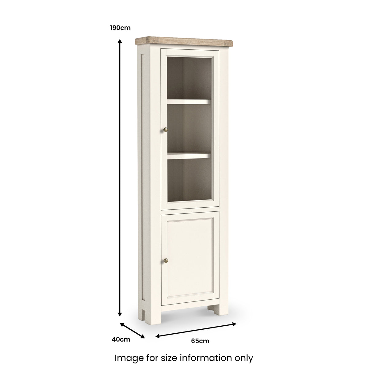 Belmont Corner Display Cabinet from Roseland Furniture