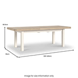 Belmont 200 245cm Extendable Dining Table from Roseland Furniture