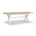 Belmont 200 245cm Extendable Cross Leg Dining Table from Roseland Furniture
