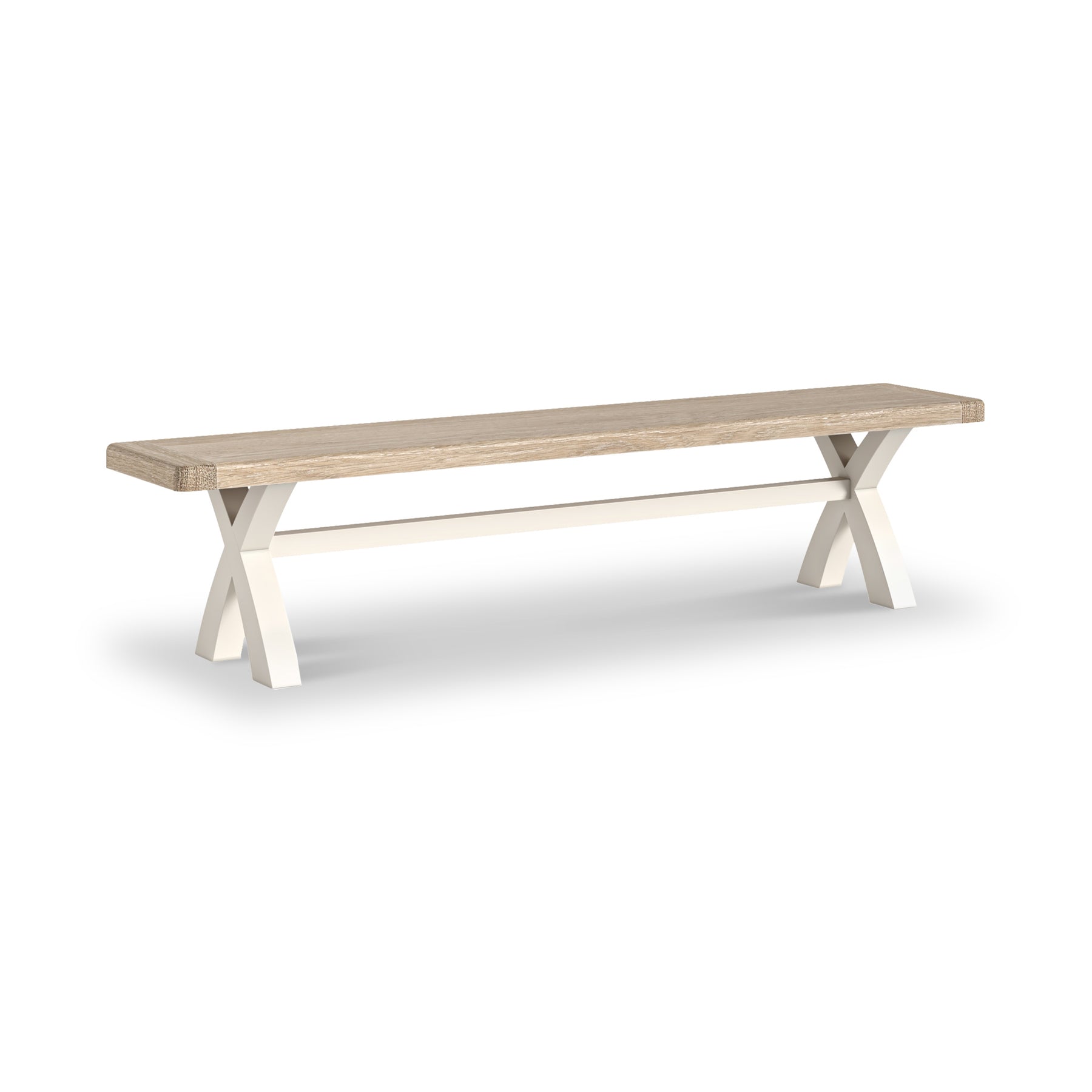 Belmont Cross Leg Dining Bench Without Cushion from Roseland Furniture