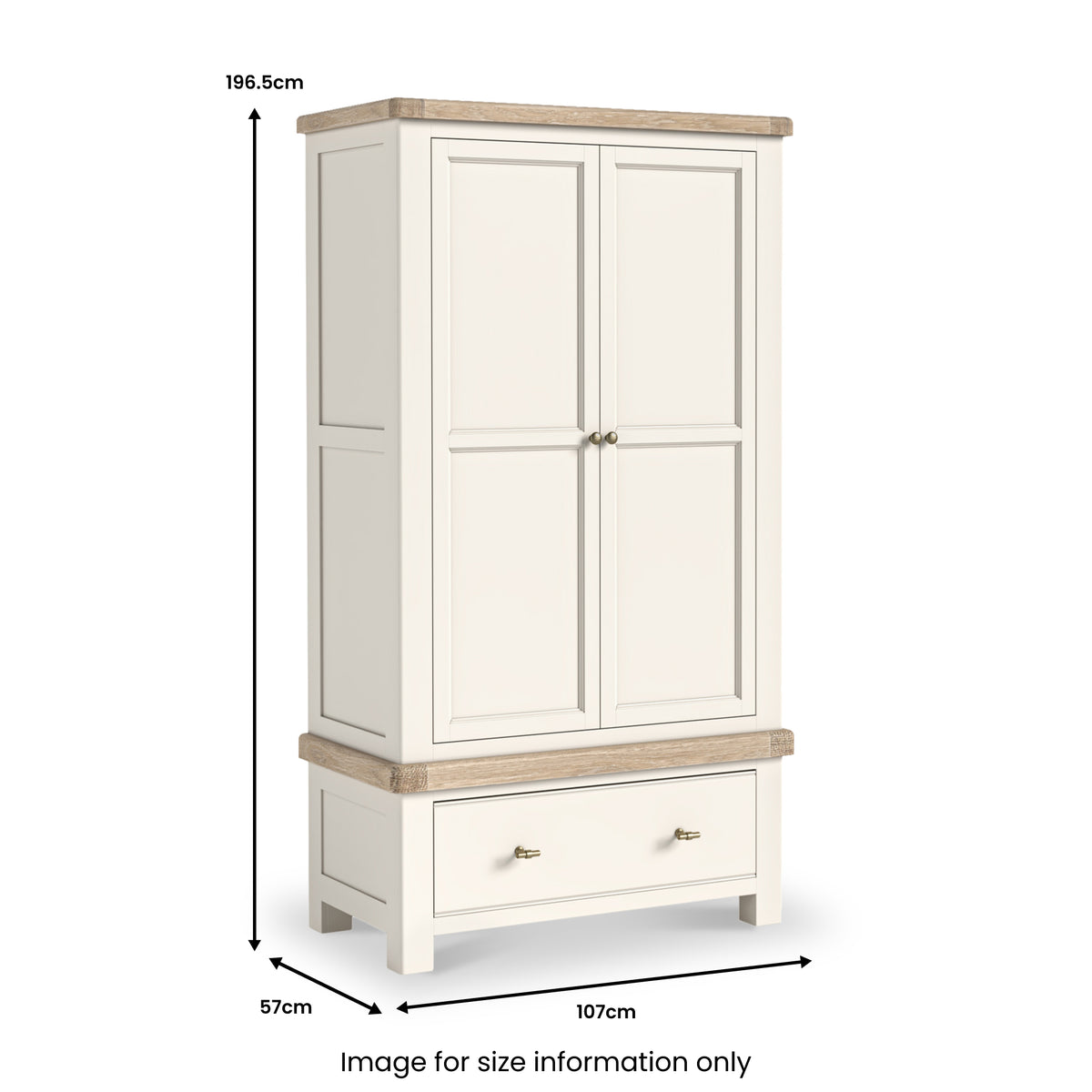 Belmont Double Wardrobe from Roseland Furniture