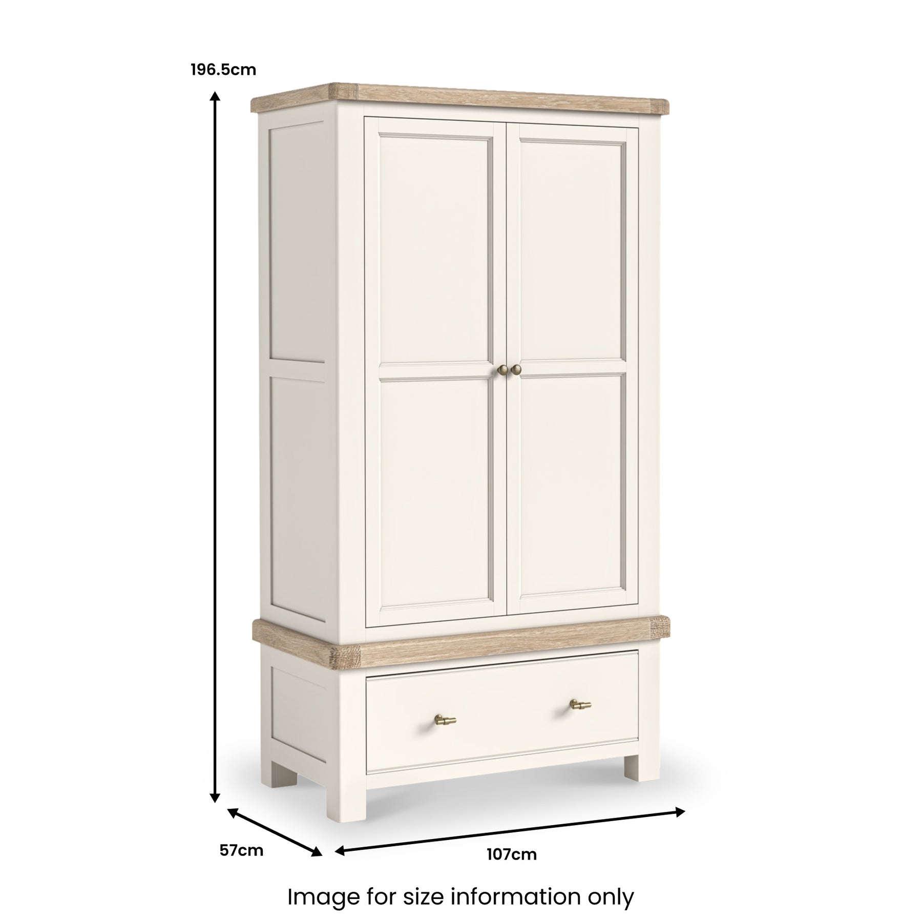 Belmont Double Wardrobe from Roseland Furniture