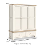 Belmont Triple Wardrobe from Roseland Furniture