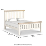 Belmont Slatted King Bed Frame from Roseland Furniture