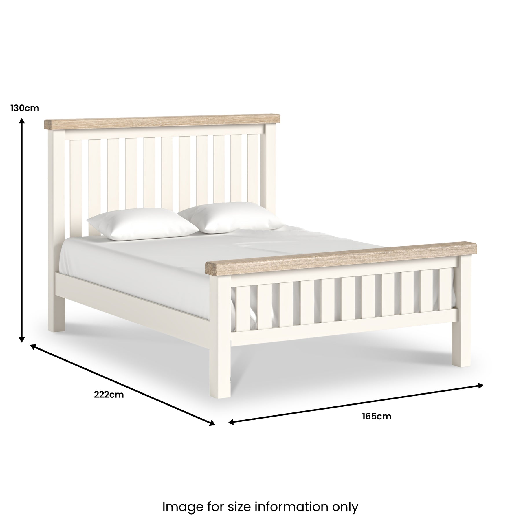 Belmont Slatted King Bed Frame from Roseland Furniture