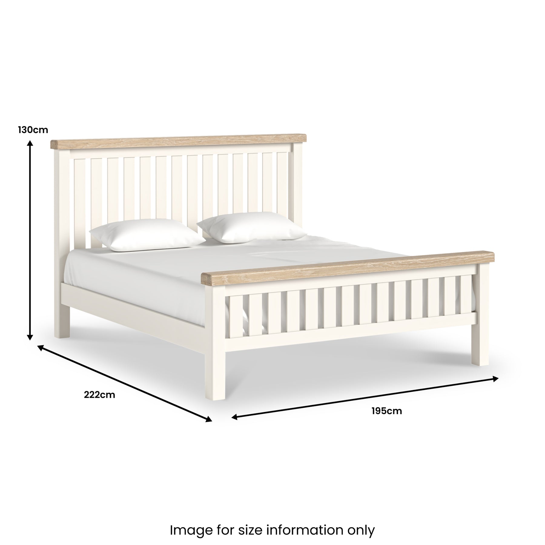 Belmont Slatted Super King Bed Frame from Roseland Furniture