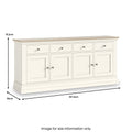 Linden Extra Large Sideboard from Roseland Furniture