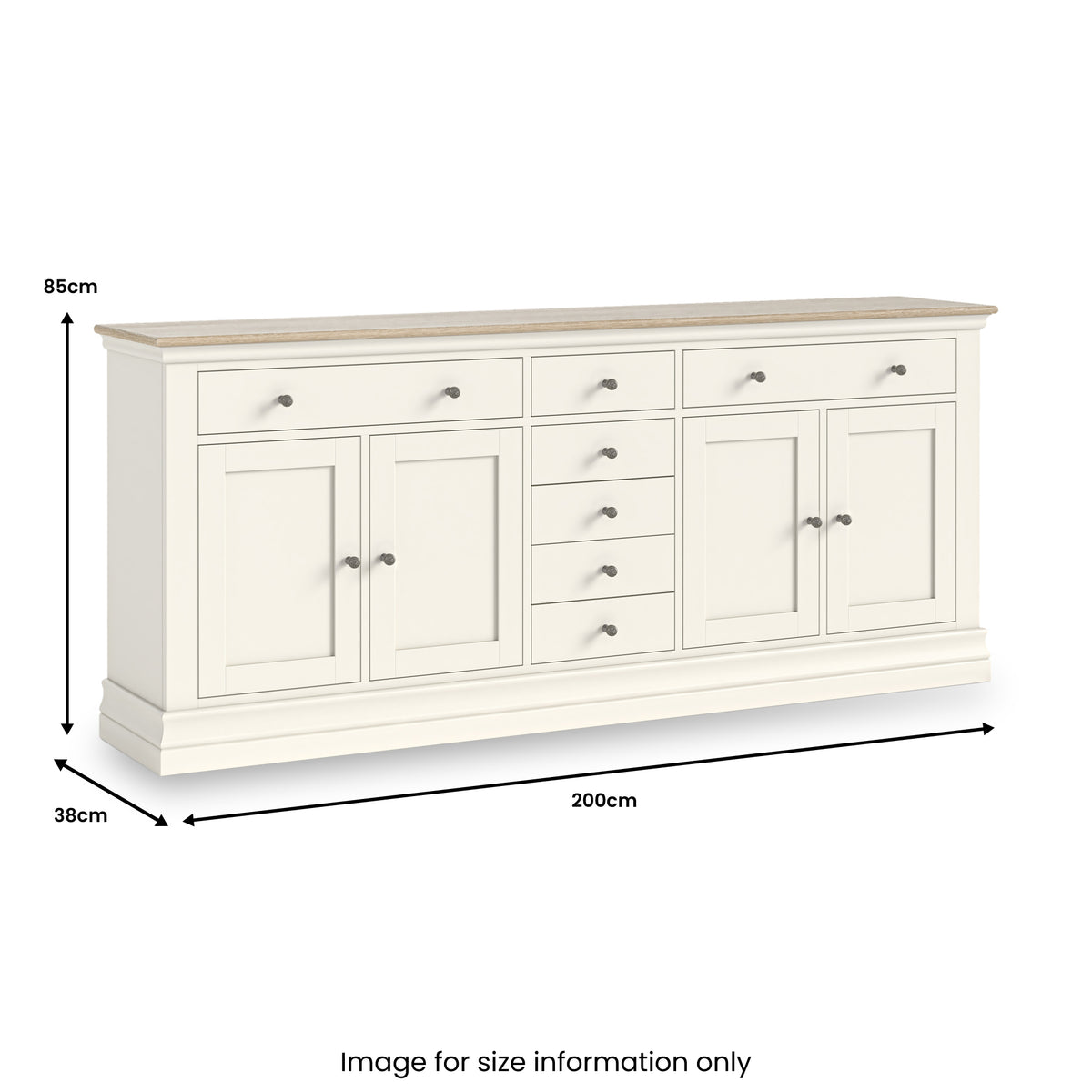Linden Grand Extra Large Sideboard from Roseland Furniture
