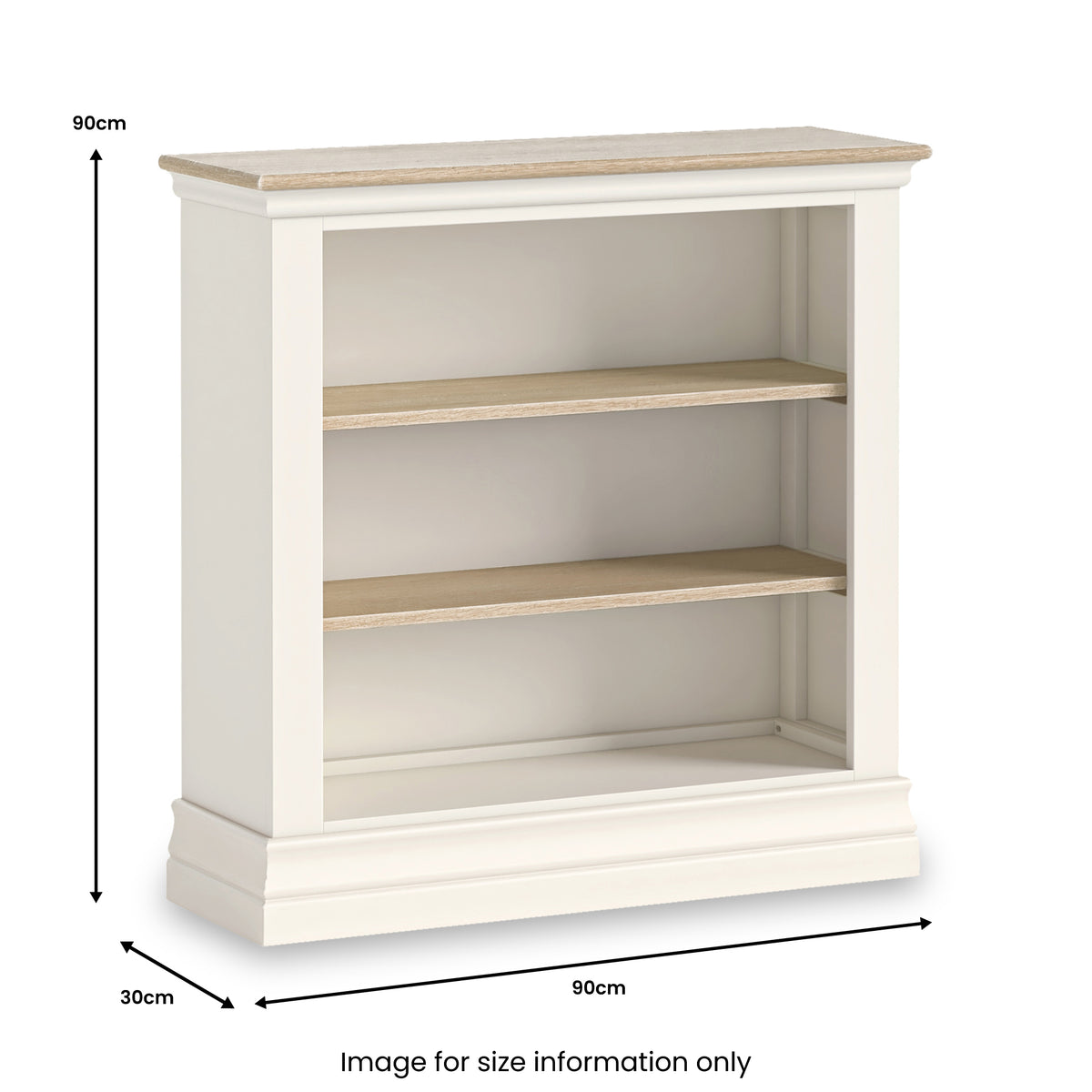 Linden Low Bookcase from Roseland Furniture