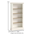 Linden Large Bookcase from Roseland Furniture