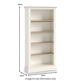 Linden Large Bookcase from Roseland Furniture