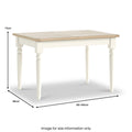 Linden 120 165cm Extendable Dining Table from Roseland Furniture