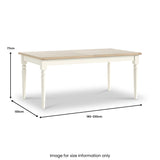 Linden 180 230cm Extendable Dining Table from Roseland Furniture