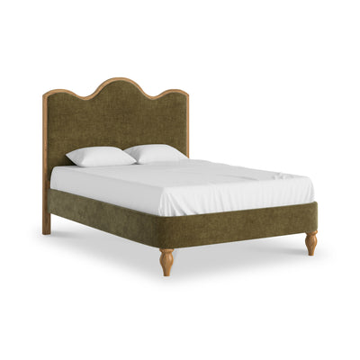 Alderley Oak Upholstered Bed Frame