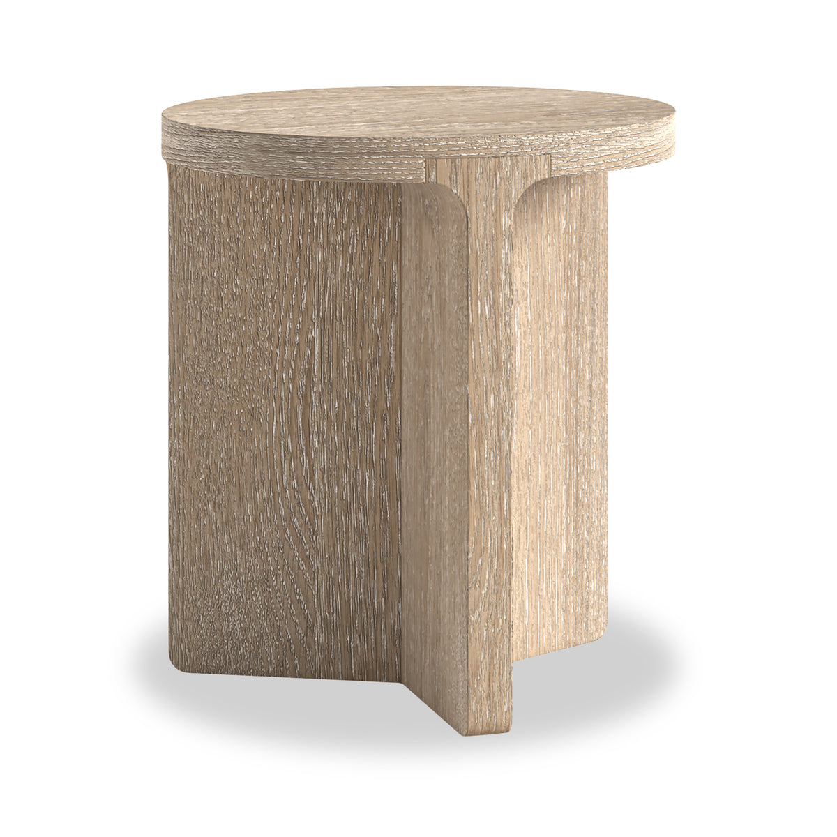 Mylor Washed Oak Side Table from Roseland Furniture