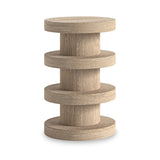 Mylor Washed Oak Bobbin Side Table from Roseland Furniture