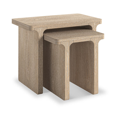 Mylor Washed Oak Nest of Tables