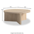 Mylor Washed Oak Coffee Table from Roseland Furniture