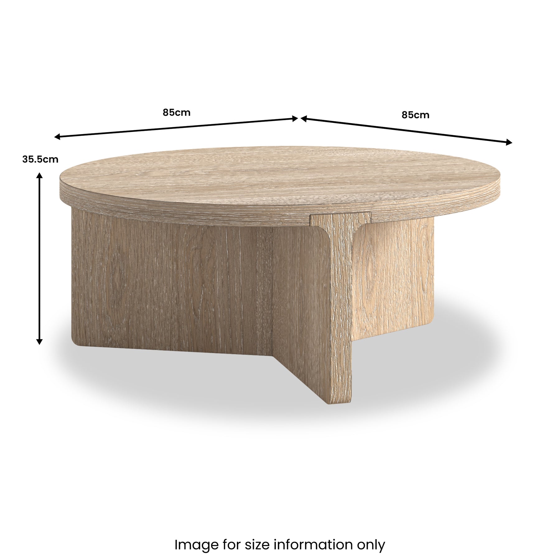 Mylor Washed Oak Coffee Table from Roseland Furniture