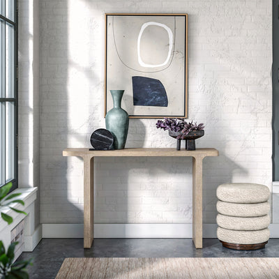 Mylor Washed Oak 120cm Console Table