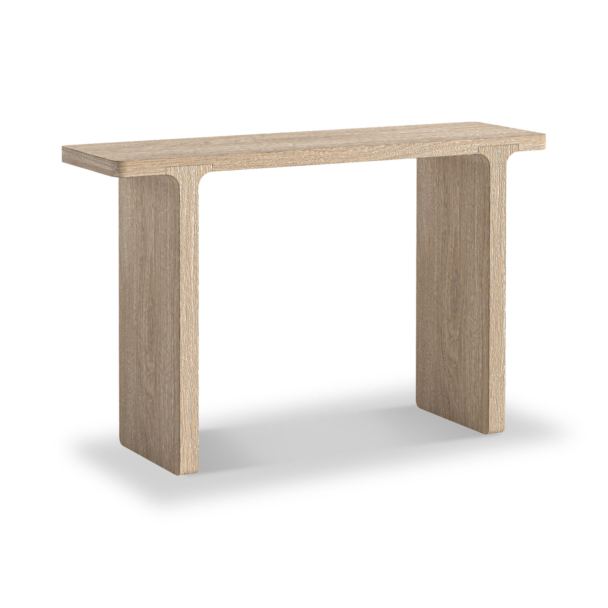 Mylor Washed Oak 120cm Console Table from Roseland Furniture