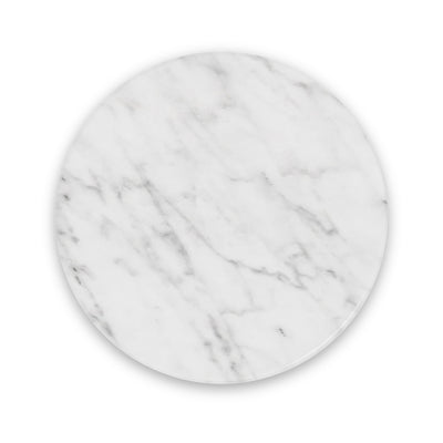 Mylor Washed Oak Marble Top Side Table