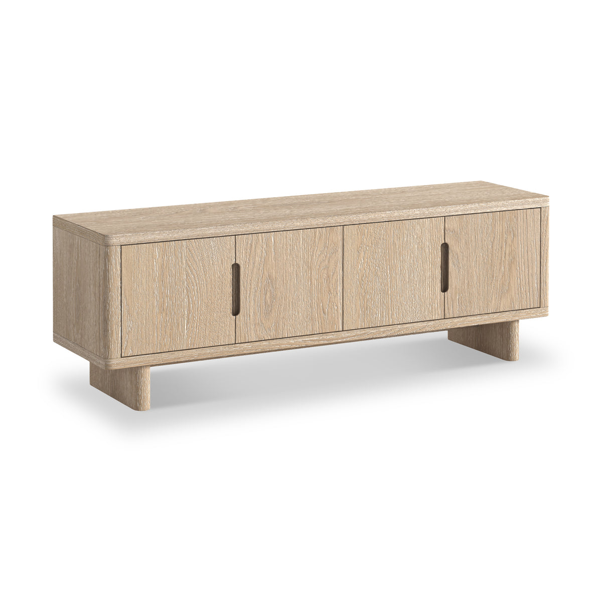 Mylor Washed Oak 150cm TV Unit from Roseland Furniture