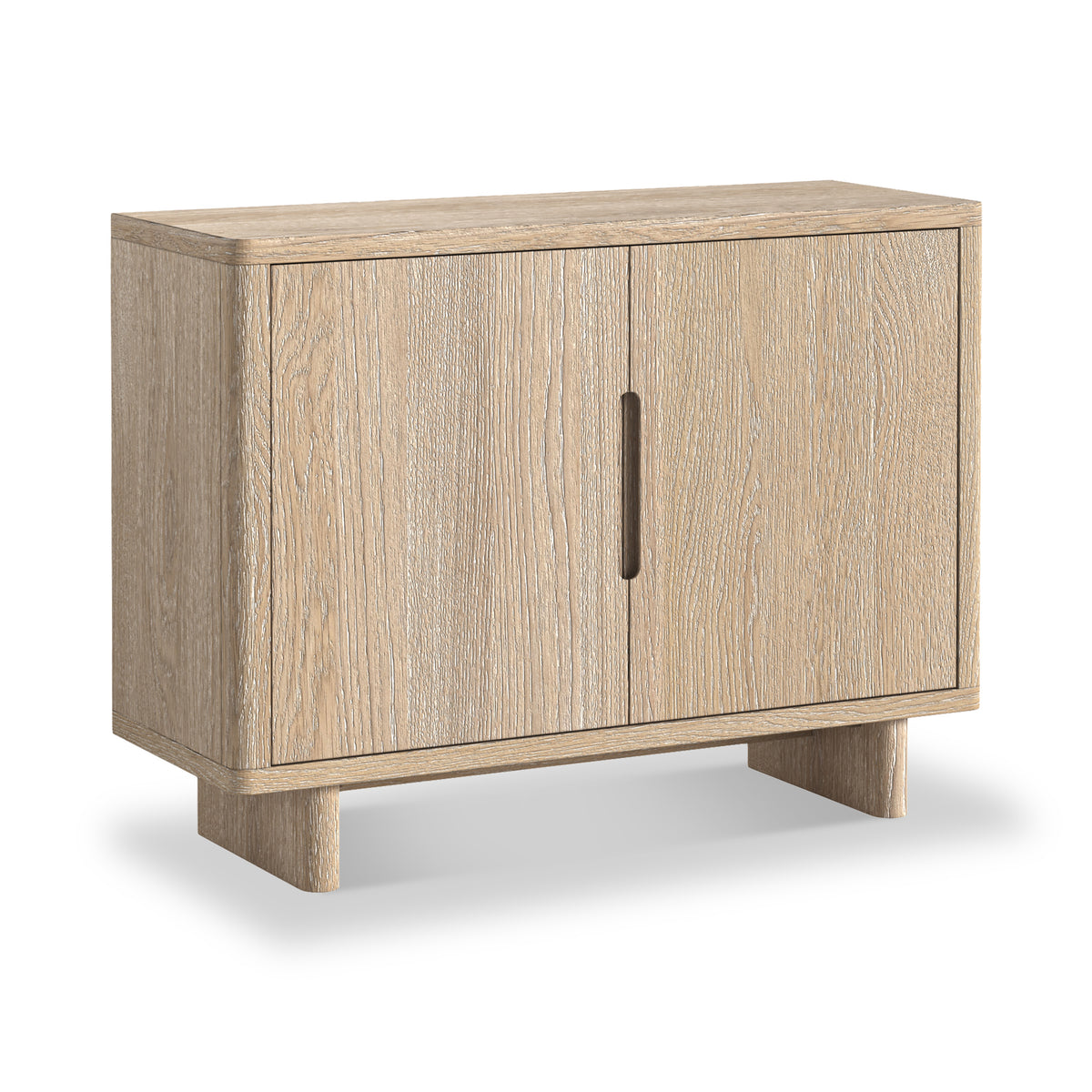 Mylor Washed Oak Small Sideboard from Roseland Furniture
