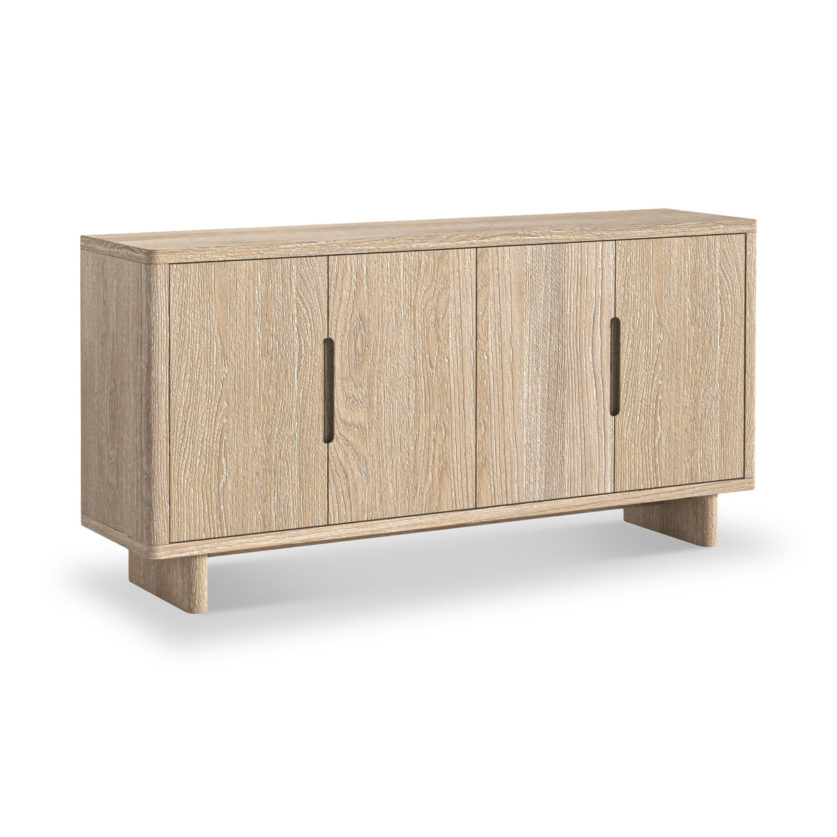 Mylor Washed Oak Large Sideboard from Roseland Furniture