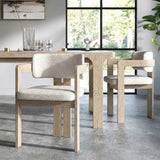 Mylor Washed Oak Dining Chair from Roseland Furniture