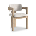 Mylor Washed Oak Dining Chair from Roseland Furniture